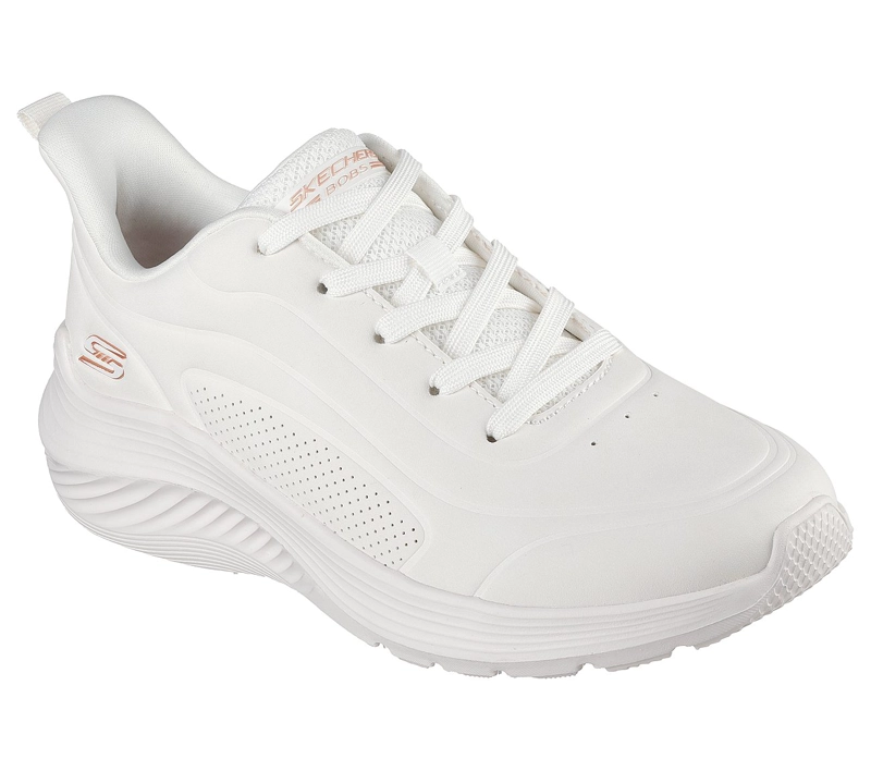 ZAPATILLAS SKECHERS MUJER BOBS SPORT SQUAD WAVES BLANCO - 5
