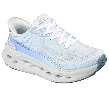 ZAPATOS SKECHERS MUJER SLIP-INS MAX CUSHIONING BLANCO - 4
