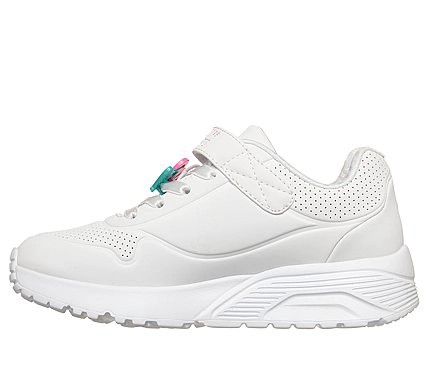 ZAPATILLAS SKECHERS NIÑA JGOLDCROWN UNO LITE BLANCO - 4