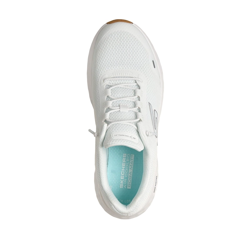 ZAPATILLAS SKECHERS MUJER GO WALK MAX CUSHIONING FLEX BLANCO - 3