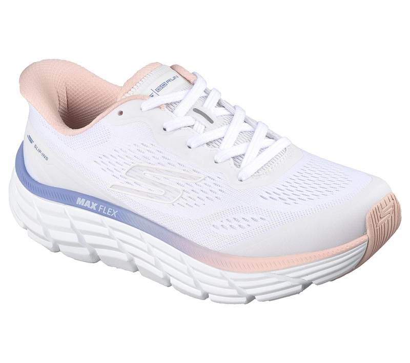 ZAPATILLAS SKECHERS MUJER SLIP-INS MAX FLEX BLANCO - 5