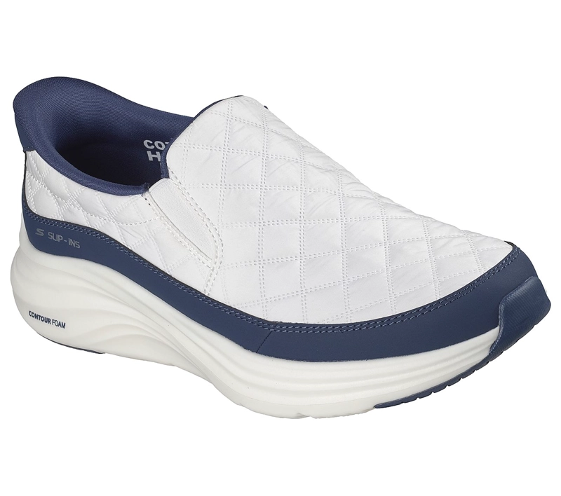 ZAPATILLAS SKECHERS HOMBRE SLIP-INS CONTOUR FOAM BLANCO - 5