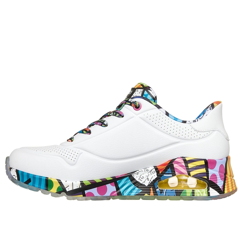 ZAPATILLAS SKECHERS MUJER SLIP-INS BRITTO UNO BLANCO - 4
