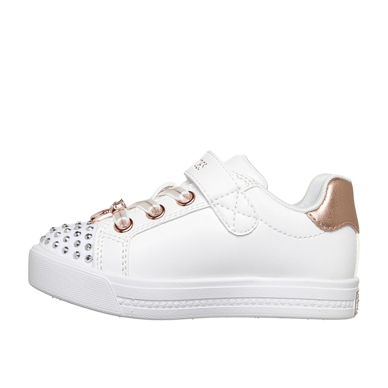 ZAPATILLAS SKECHERS NIÑA - SUPER STARLITE BLANCO - 4