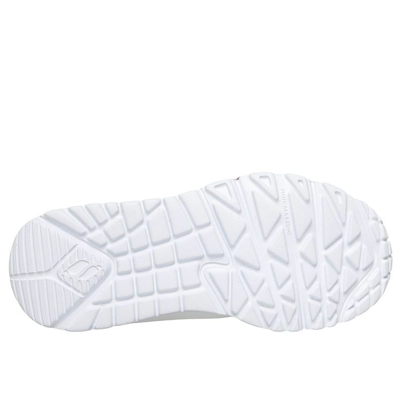 ZAPATILLAS SKECHERS NIÑA JGOLDCROWN UNO LITE BLANCO - 3