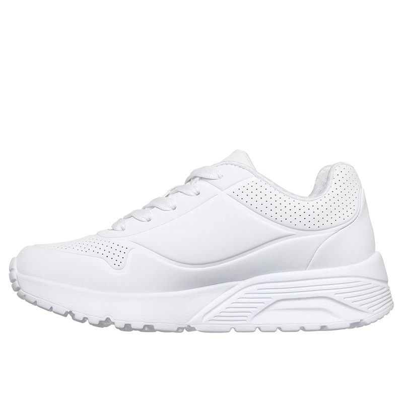 ZAPATILLAS SKECHERS NIÑA JGOLDCROWN UNO LITE BLANCO - 4