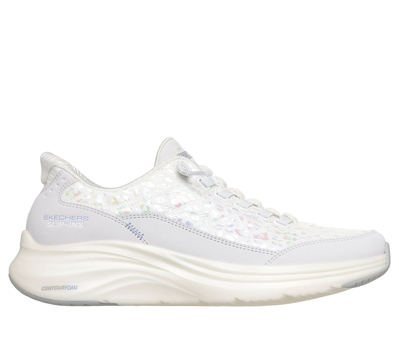 ZAPATILLAS SKECHERS MUJER SLIP-INS CONTOUR FOAM BLANCO - 1