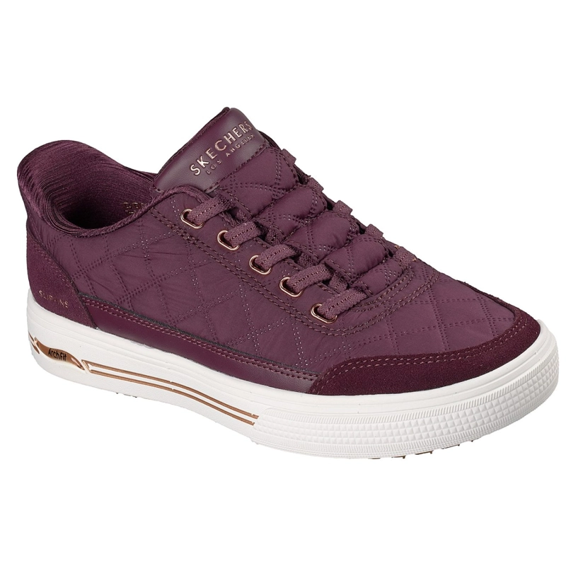 ZAPATILLAS SKECHERS MUJER SLIP-INS ARCH FIT ARCADE ROJO - 5