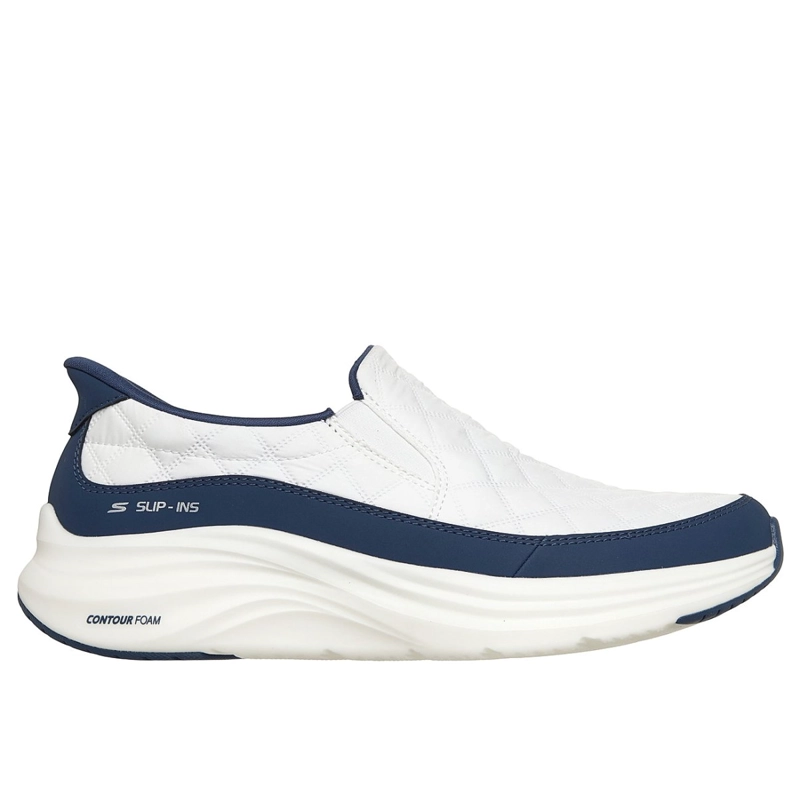 ZAPATILLAS SKECHERS HOMBRE SLIP-INS CONTOUR FOAM BLANCO - 1