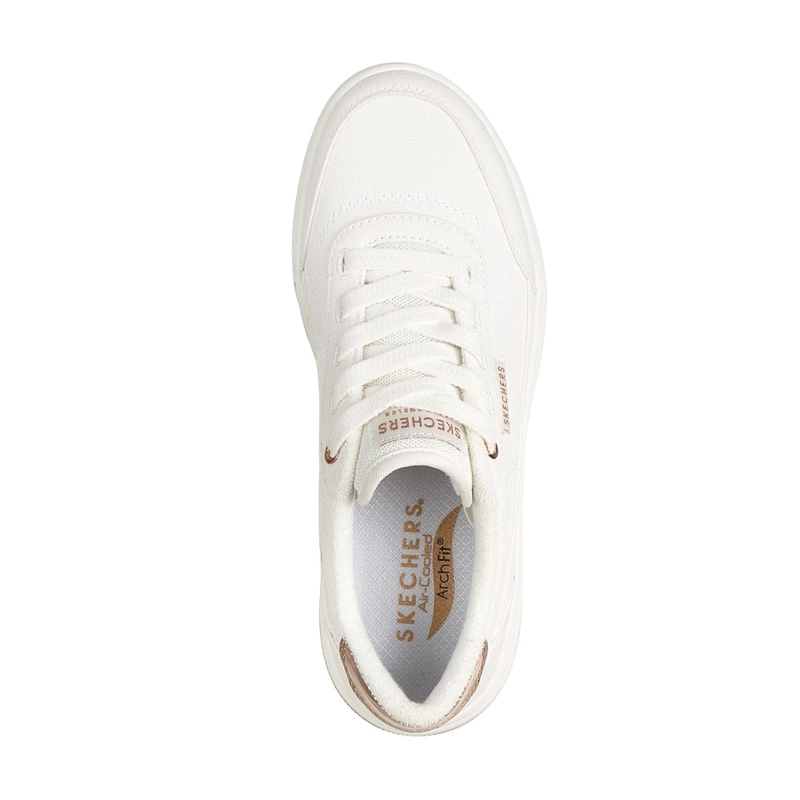 ZAPATILLAS SKECHERS MUJER ARCH FIT ARCADE HI BLANCO - 2