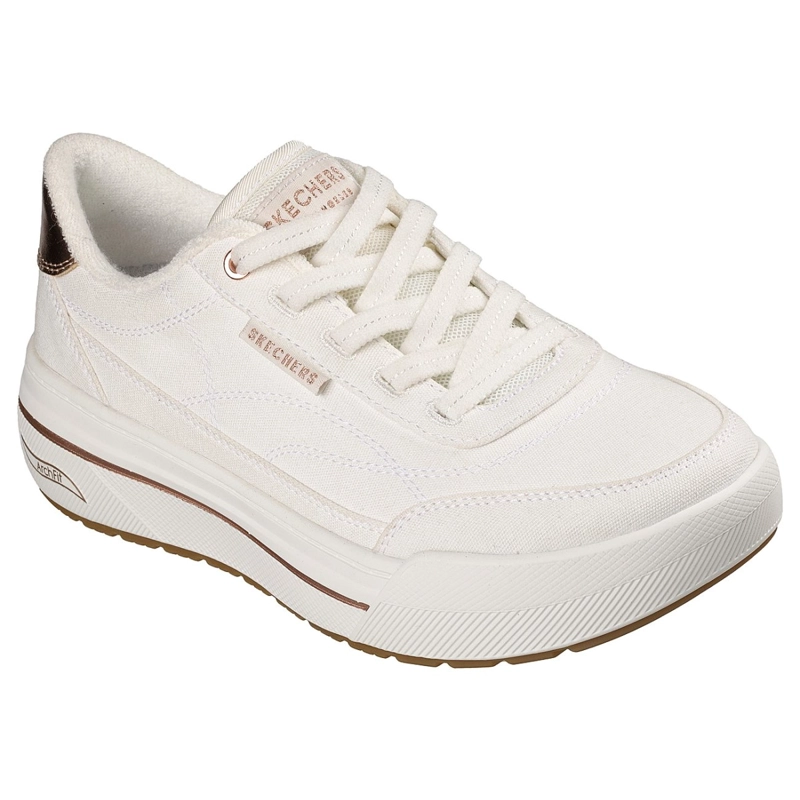 ZAPATILLAS SKECHERS MUJER ARCH FIT ARCADE HI BLANCO - 5