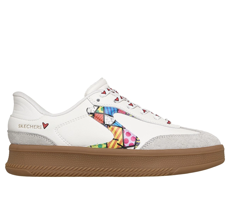 ZAPATILLAS SKECHERS MUJER SLIP-INS BRITTO HOTSHOT HI BLANCO - 1
