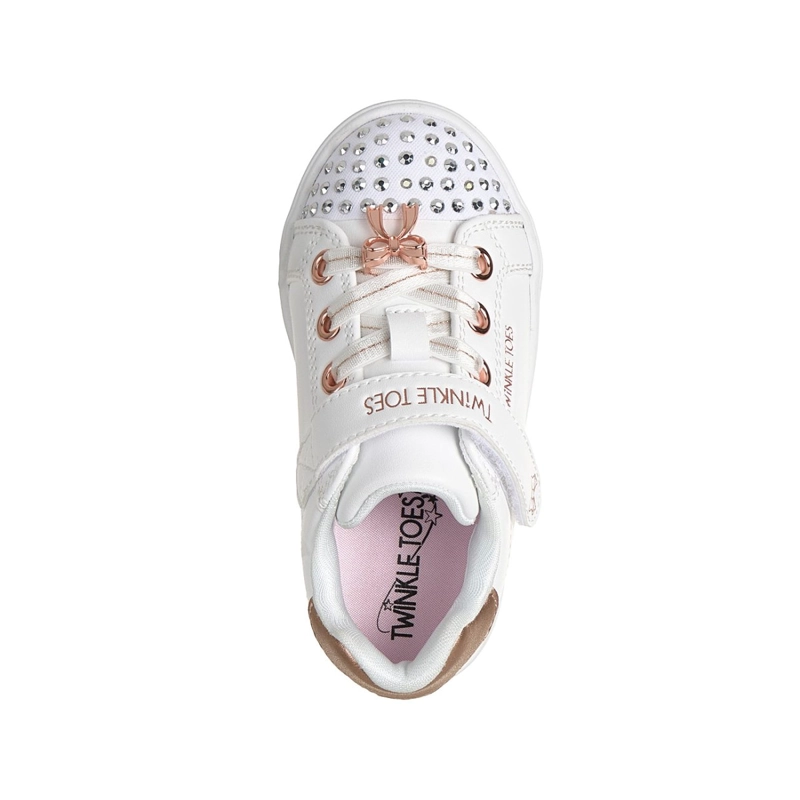 ZAPATILLAS SKECHERS NIÑA - SUPER STARLITE BLANCO - 2