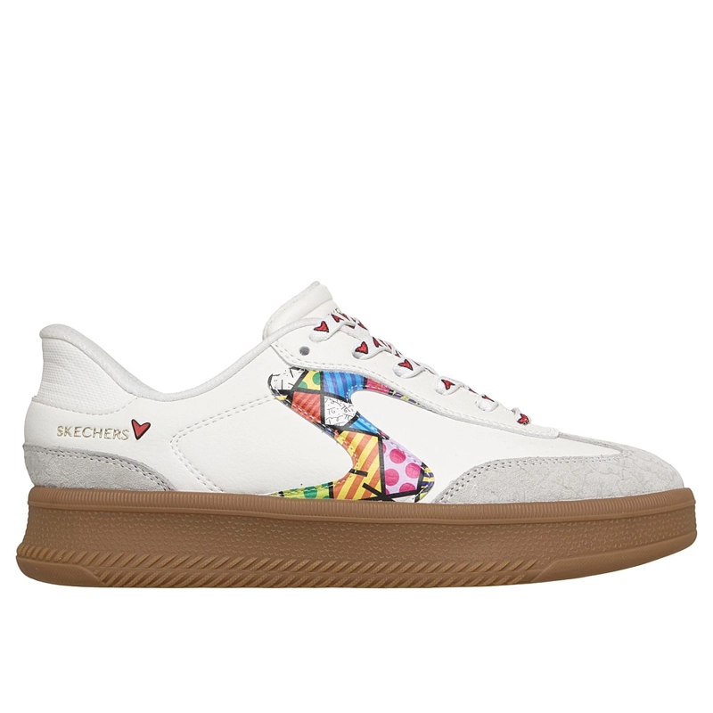 ZAPATILLAS SKECHERS MUJER SLIP-INS BRITTO HOTSHOT HI BLANCO - 1