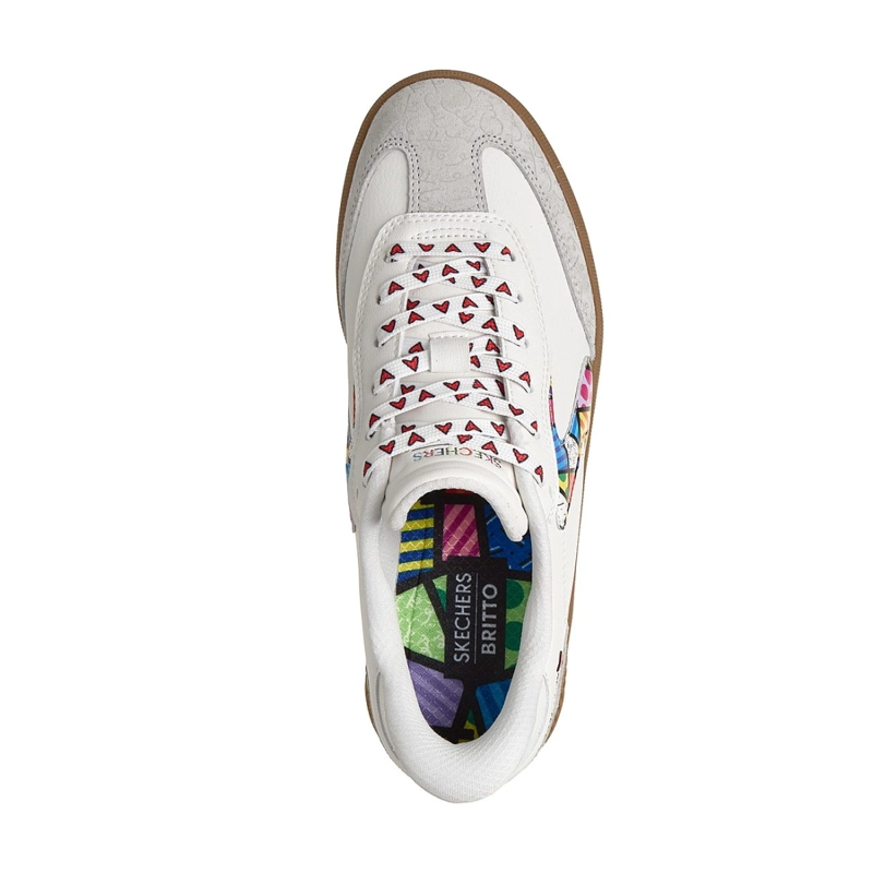 ZAPATILLAS SKECHERS MUJER SLIP-INS BRITTO HOTSHOT HI BLANCO - 2
