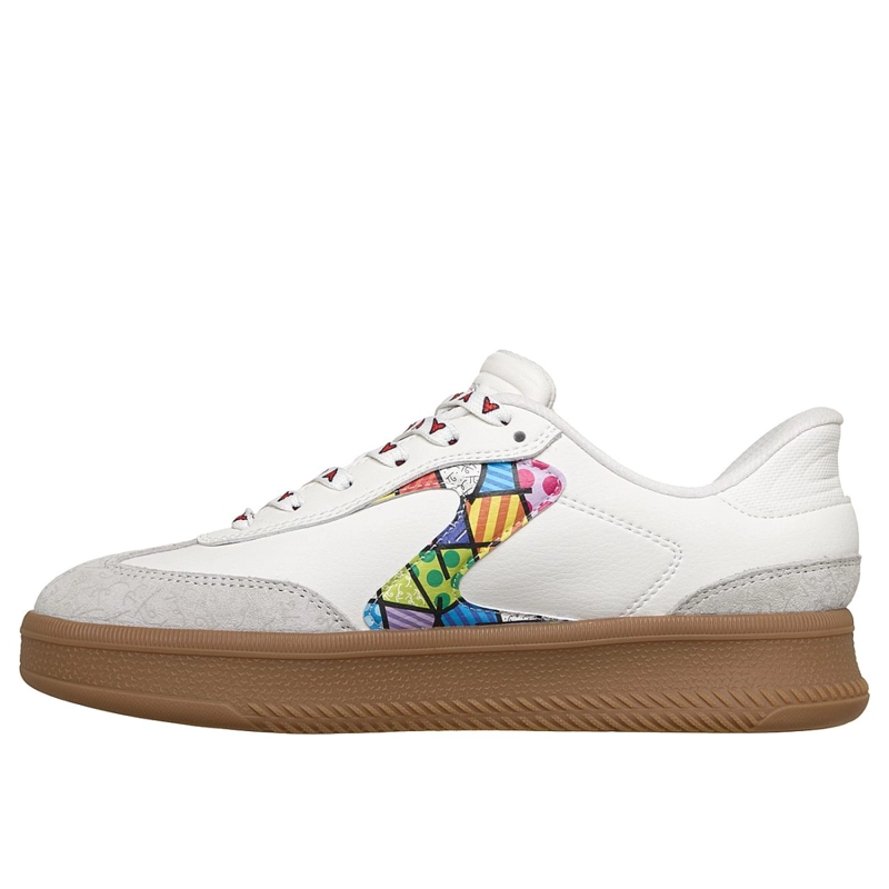 ZAPATILLAS SKECHERS MUJER SLIP-INS BRITTO HOTSHOT HI BLANCO - 4