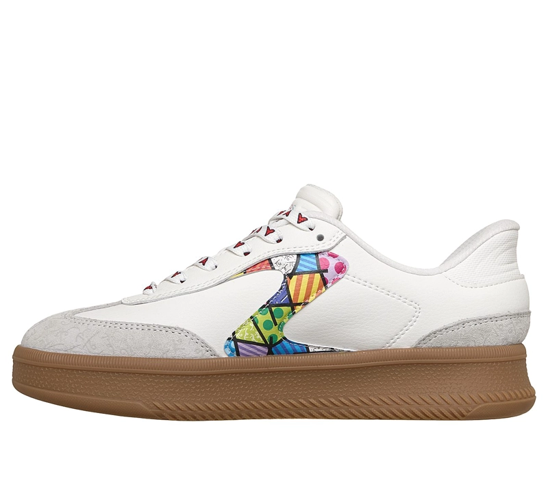 ZAPATILLAS SKECHERS MUJER SLIP-INS BRITTO HOTSHOT HI BLANCO - 4