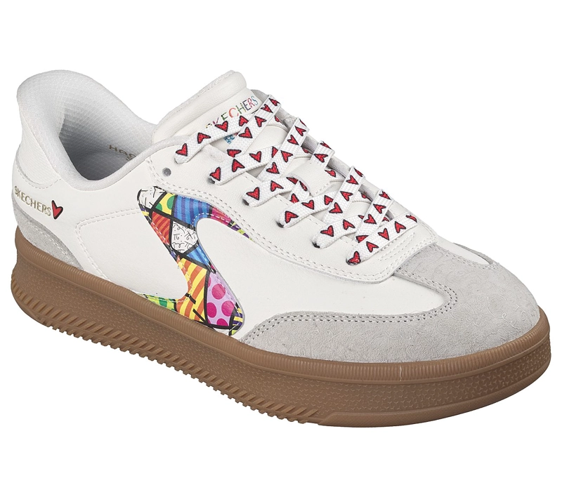 ZAPATILLAS SKECHERS MUJER SLIP-INS BRITTO HOTSHOT HI BLANCO - 5