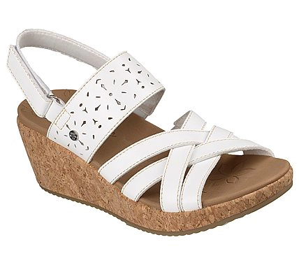 SANDALIAS SKECHERS MUJER ARCH FIT BEVERLEE 2.0 BLANCO - 4