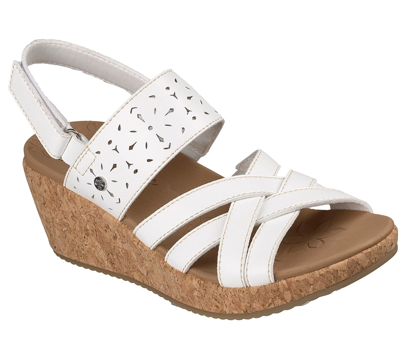 SANDALIAS SKECHERS MUJER ARCH FIT BEVERLEE 2.0 BLANCO - 5