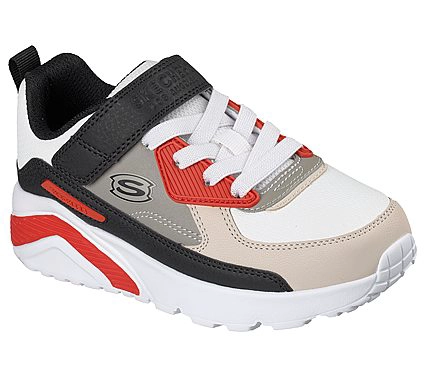ZAPATILLAS SKECHERS NIÑO UNO LITE REVIVAL-EDGE BLANCO - 2