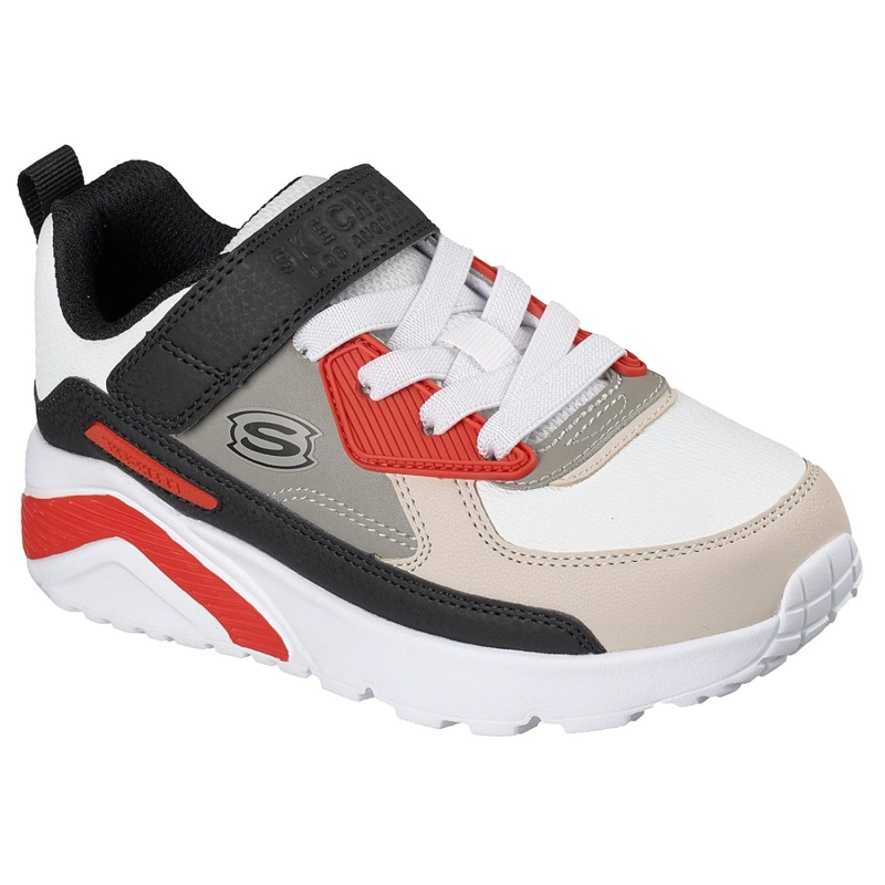 ZAPATILLAS SKECHERS NIÑO UNO LITE REVIVAL-EDGE BLANCO - 2