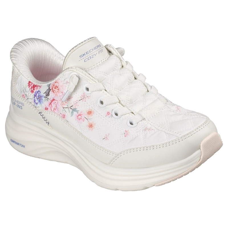 ZAPATILLAS SKECHERS NIÑA SLIP-INS CONTOUR FOAM BLANCO - 5