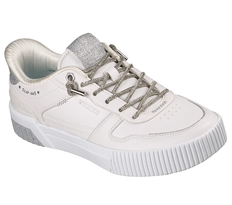 ZAPATILLAS SKECHERS MUJER SLIP-INS JADE BLANCO - 5