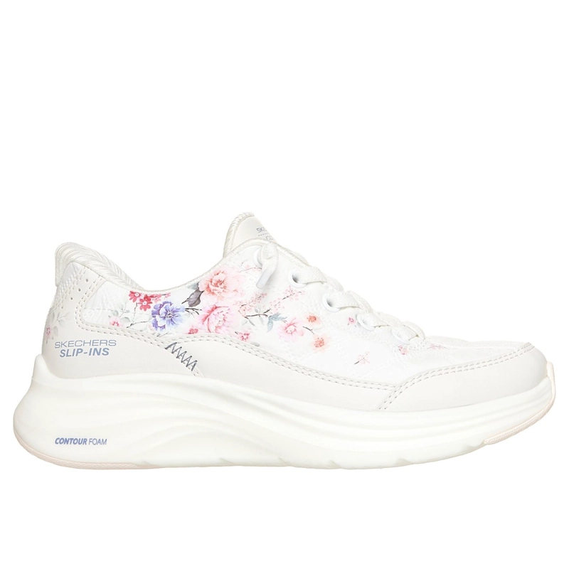 ZAPATILLAS SKECHERS NIÑA SLIP-INS CONTOUR FOAM BLANCO - 1