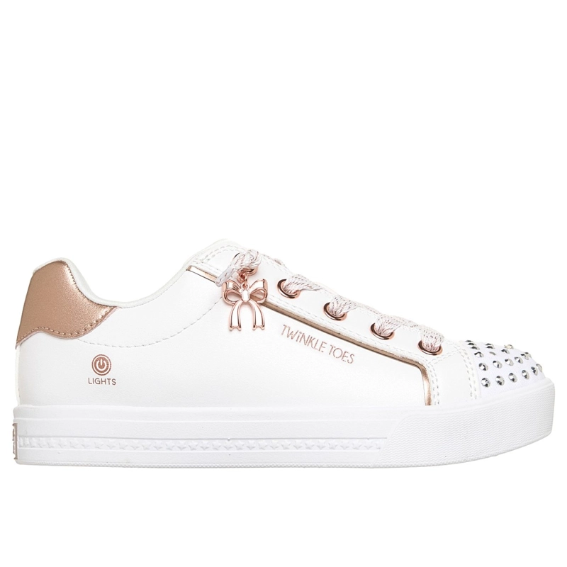 ZAPATILLAS SKECHERS NIÑA TWINKLE TOES TWINKLE STAR BLANCO - 1