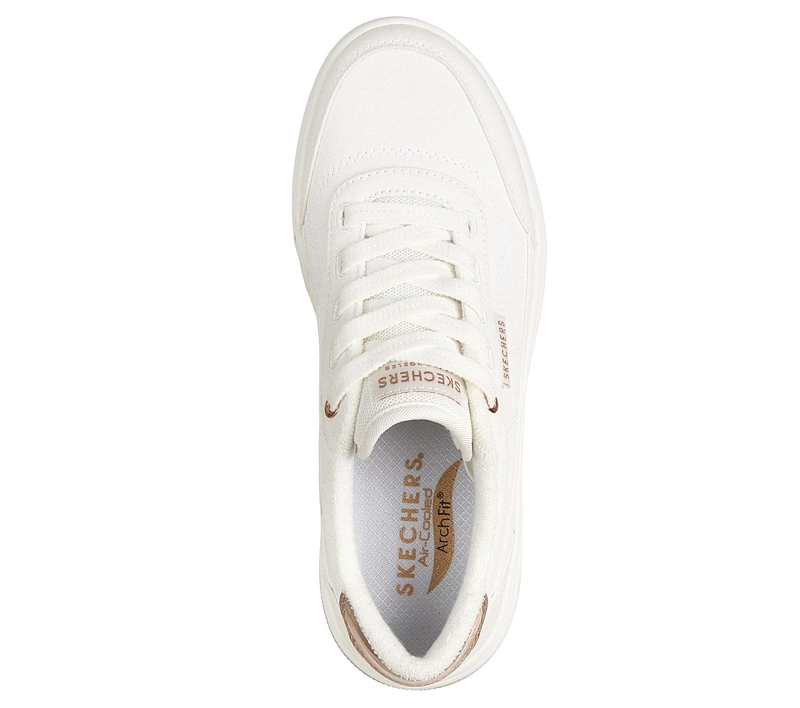 ZAPATILLAS SKECHERS MUJER ARCH FIT ARCADE HI BLANCO - 2