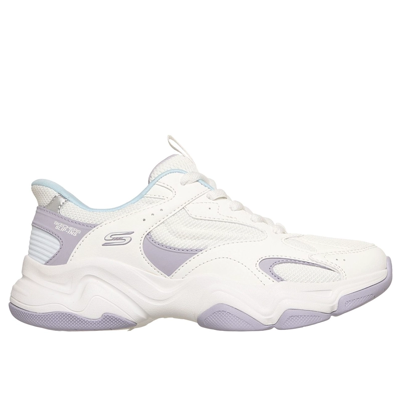 ZAPATILLAS SKECHERS MUJER SLIP-INS BOBS DIEGO CROSS BLANCO - 1
