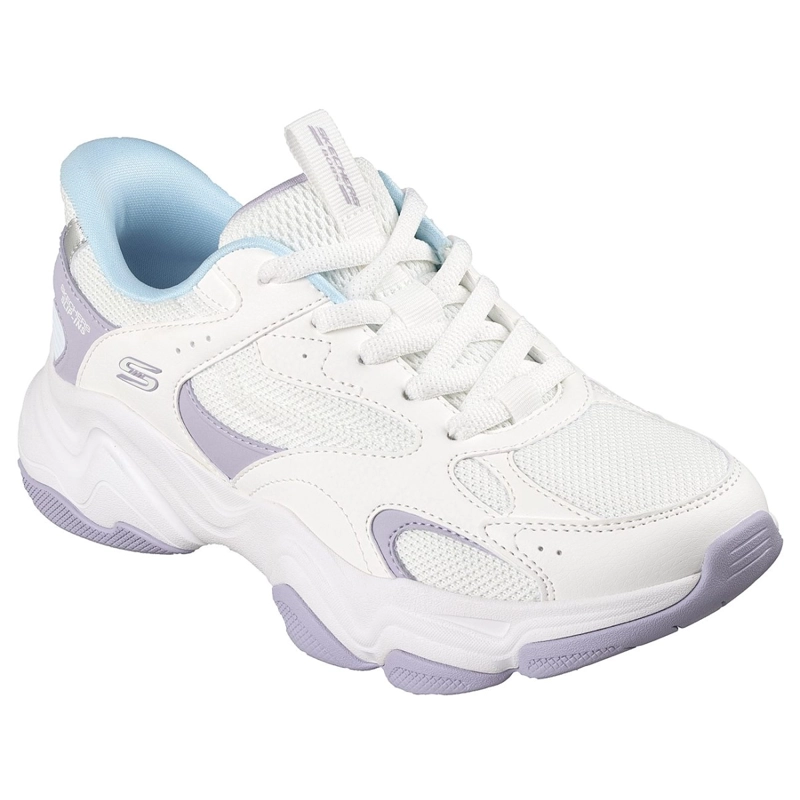 ZAPATILLAS SKECHERS MUJER SLIP-INS BOBS DIEGO CROSS BLANCO - 5
