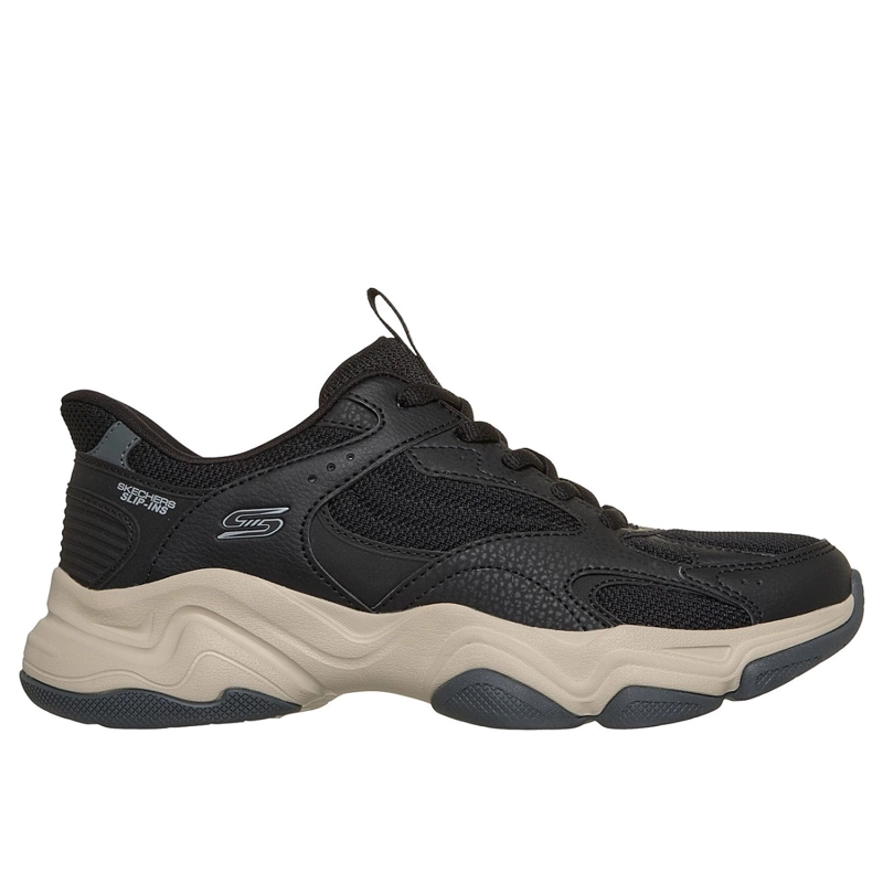 ZAPATILLAS SKECHERS MUJER SLIP-INS BOBS DIEGO CROSS NEGRO - 1