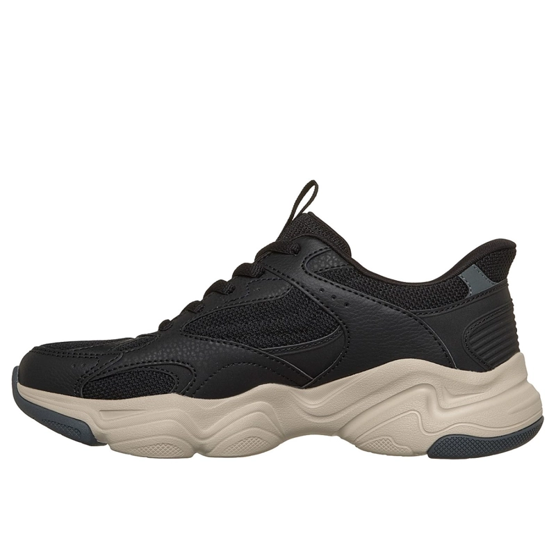 ZAPATILLAS SKECHERS MUJER SLIP-INS BOBS DIEGO CROSS NEGRO - 4