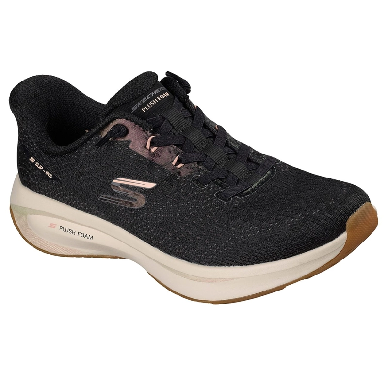 ZAPATILLAS SKECHERS MUJER SLIP-INS PLUSH FOAM NEGRO - 2