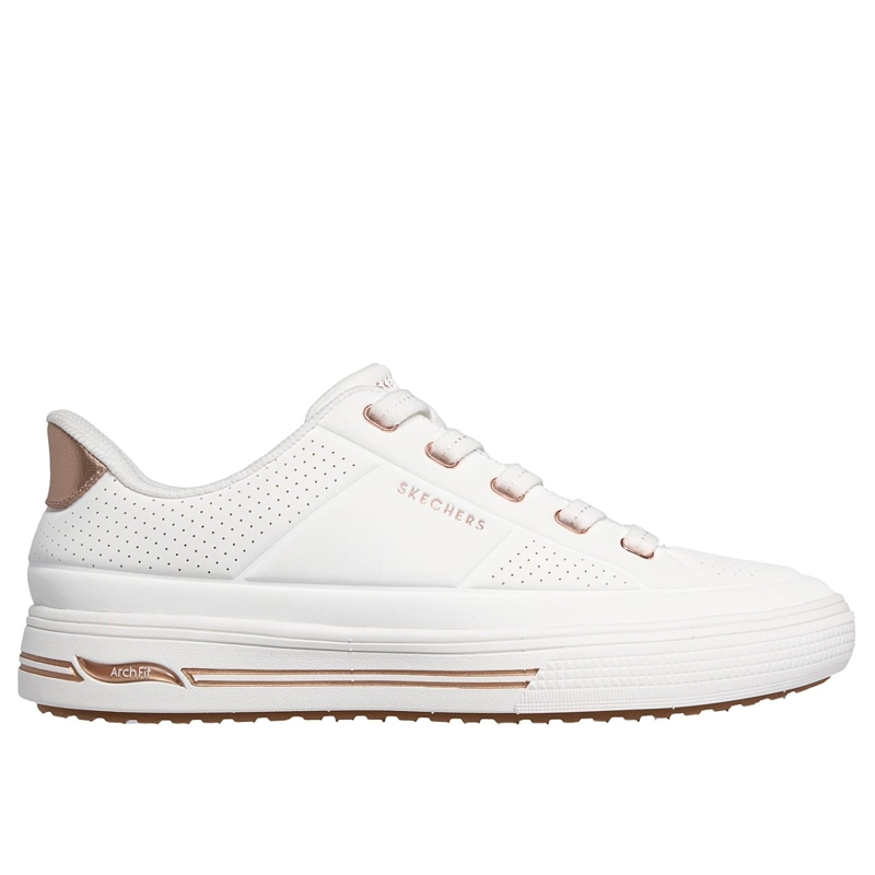 ZAPATILLAS SKECHERS MUJER SLIP-INS ARCH FIT ARCADE BLANCO - 1