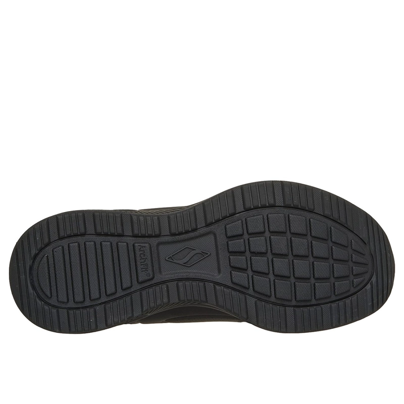ZAPATILLAS SKECHERS MUJER SLIP-INS ARCH FIT UNO NEGRO - 3