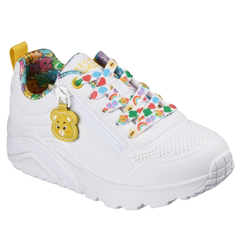 ZAPATILLAS SKECHERS NIÑA UNO LITE BLANCO - 2