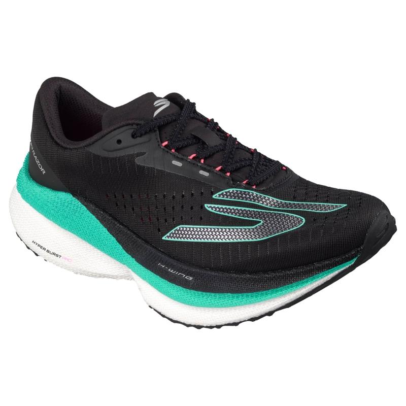 ZAPATILLAS SKECHERS MUJER - RUNNING AERO RAZOR NEGRO - 2
