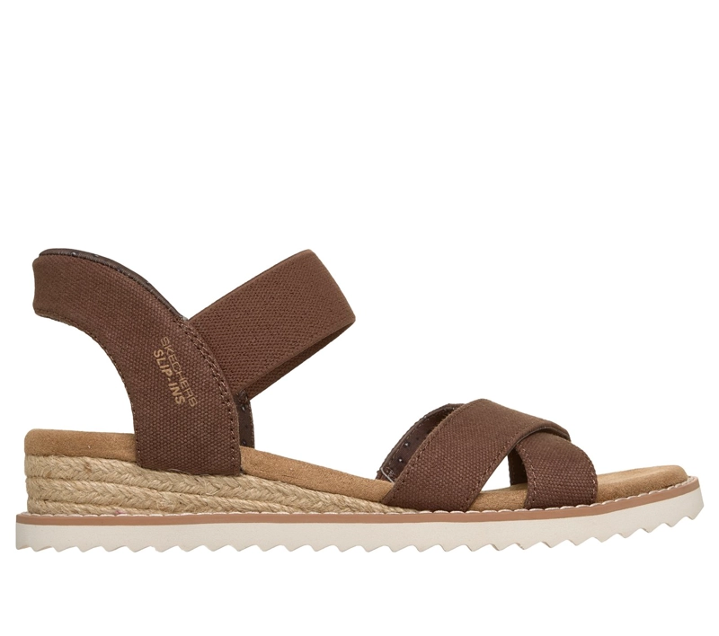 SANDALIAS MUJER SKECHERS SLIP-INS DESERT KISS GOLDEN LILY - 1