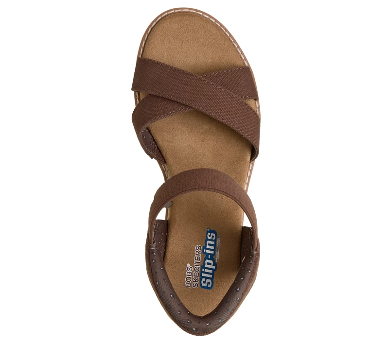 SANDALIAS MUJER SKECHERS SLIP-INS DESERT KISS GOLDEN LILY - 2