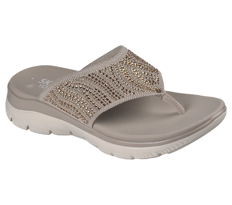 SANDALIAS MUJER SKECHERS SUMMITS SANDAL UNMATCHED GLOW - 4
