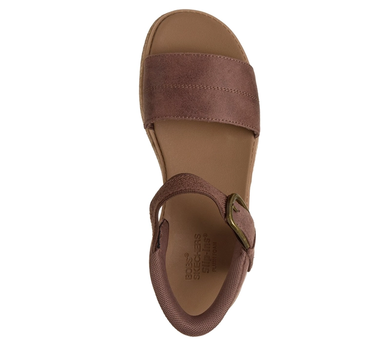 SANDALIAS MUJER SKECHERS SLIP-INS BOBS SUN VIBE BE CORKY - 2