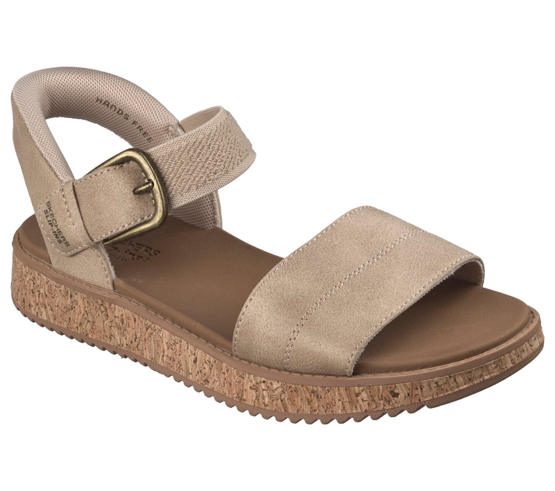 SANDALIAS MUJER SKECHERS SLIP-INS BOBS SUN VIBE BE CORKY - 4