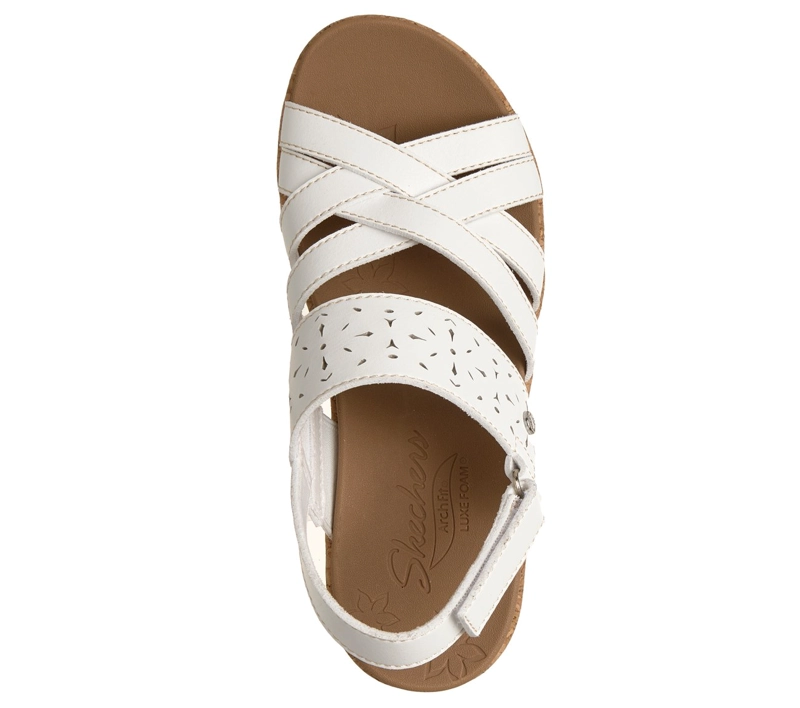 SANDALIAS MUJER SKECHERS ARCH FIT BEVERLEE 2.0 NATURAL ERA - 2