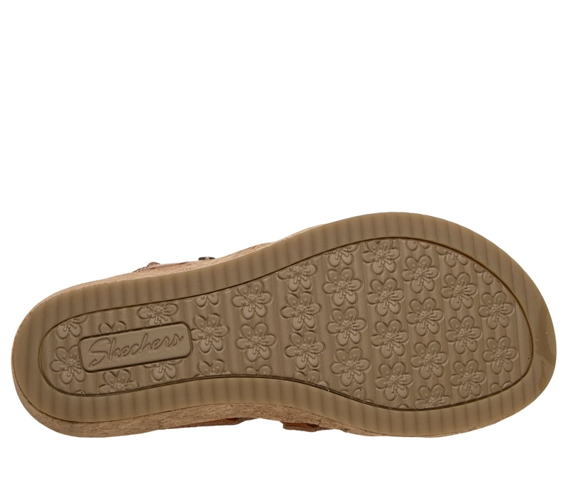SANDALIAS MUJER SKECHERS ARCH FIT BEVERLEE 2.0 NATURAL ERA - 3