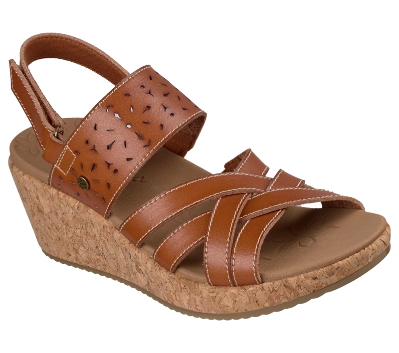 SANDALIAS MUJER SKECHERS ARCH FIT BEVERLEE 2.0 NATURAL ERA - 4