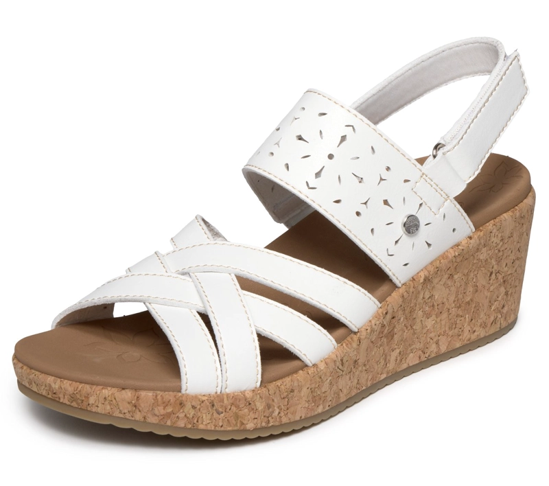 SANDALIAS MUJER SKECHERS ARCH FIT BEVERLEE 2.0 NATURAL ERA - 5