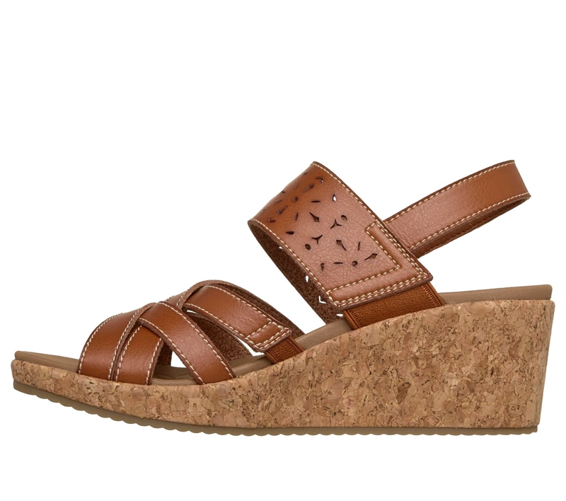 SANDALIAS MUJER SKECHERS ARCH FIT BEVERLEE 2.0 NATURAL ERA - 6